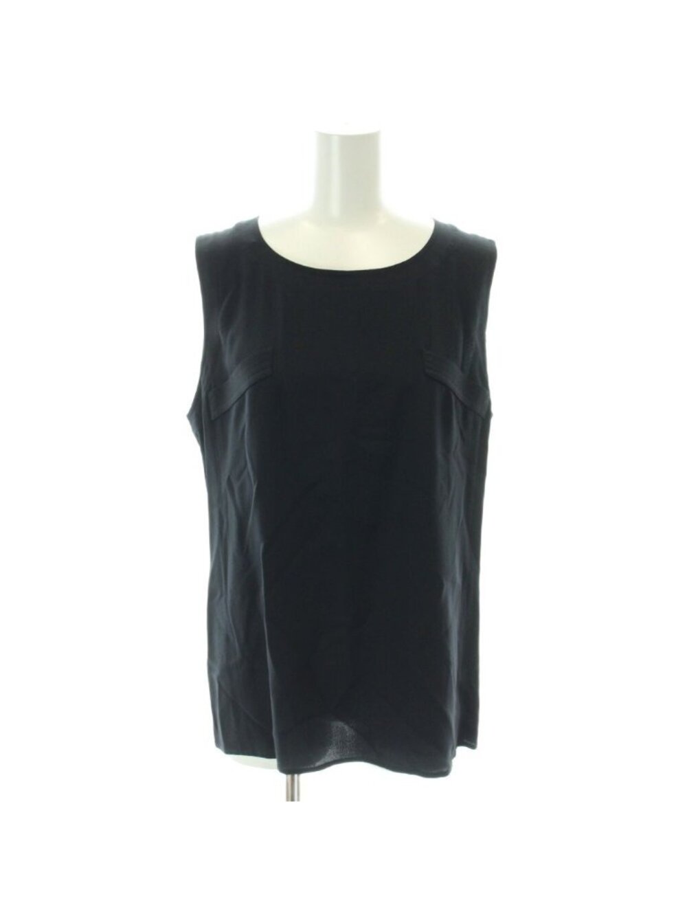 Chanel Top Sleeveless Blouse Black